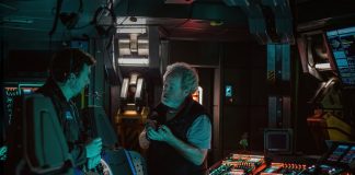 Another photo from Alien Covenant with Danny Mcbride……..