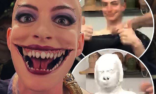 Turning Anne Hathaway into a Grand High Witch........