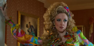 Matilda star Andrea Riseborough tell us about her outrageous costumes as Mrs Wormwood