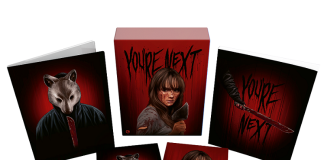 You’re Next! – 4K UHD / BLU-RAY You're Next giveaway - home invasion turns nasty!