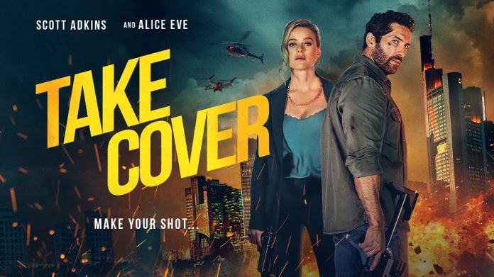 Take Cover -Scott Adkins trapped in a hotel room under sniper fire