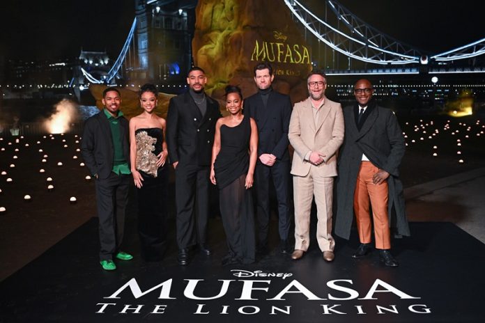Mufasa red carpet interviews with the cast.......