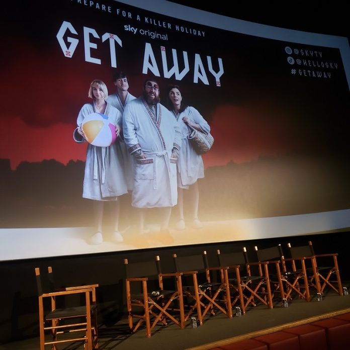 20250107_205243 Nick Frost & Aisling Bea in comedy horror, 'Get Away' chat...
