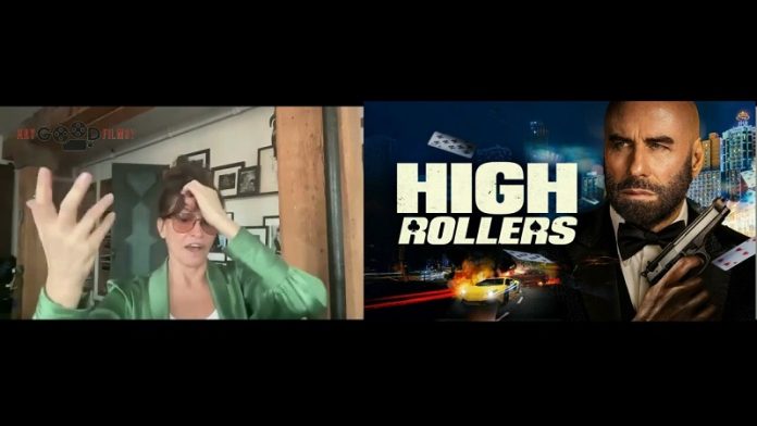 Gina Gershon talks John Travolta and Heist movie, 'High Rollers;