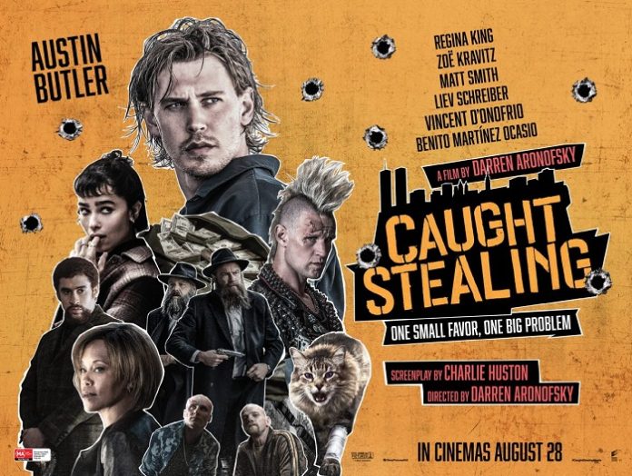 Caught Stealing - Austin Butler's chased by hoodlums galore!