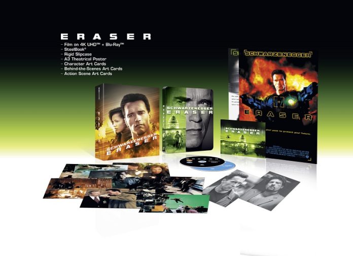Eraser - Arnie's last great actioner gets the 4K treatment